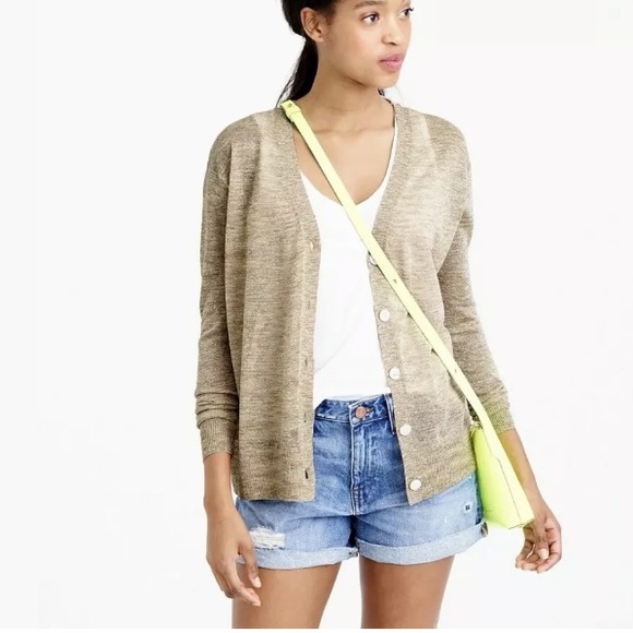 J. Crew Sweaters - J.Crew Space Dyed V-Neck Cardigan M C7814